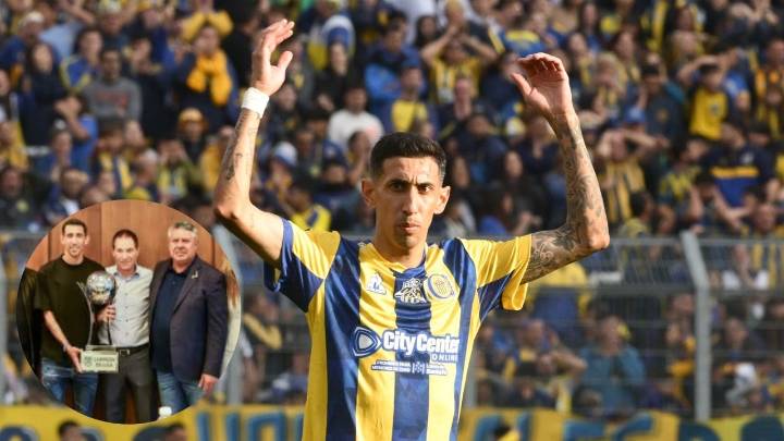 La AFA le entregó el trofeo de "Campeón de Liga" al Rosario Central de Ángel Di María en decisión que no estaba contemplada en el reglamento