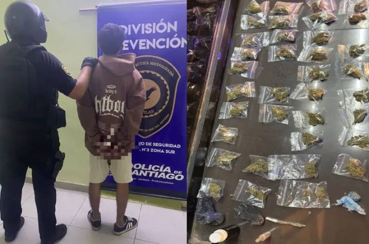 Barrio América del Sur: detienen a una "dealer" con 43 envoltorios de marihuana para la venta