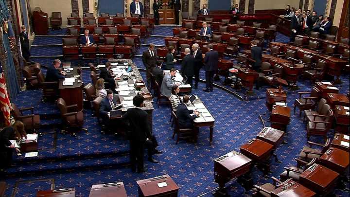 Senate votes to end government shutdown, sending funding bill to the House
