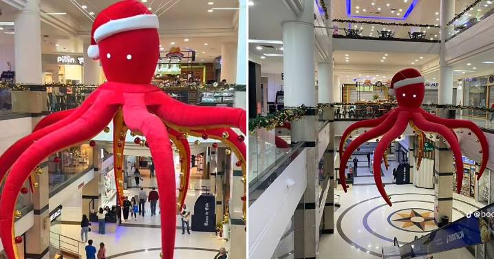 De las burlas al retorno triunfal: la historia del “Pulpo Navideño” que sacaron y ahora revive en Puerto Montt