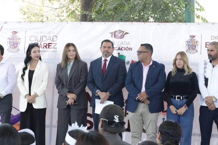 Fortalece Gobierno Municipal de Ciudad Juárez la infraestructura educativa con entrega de materiales a escuelas