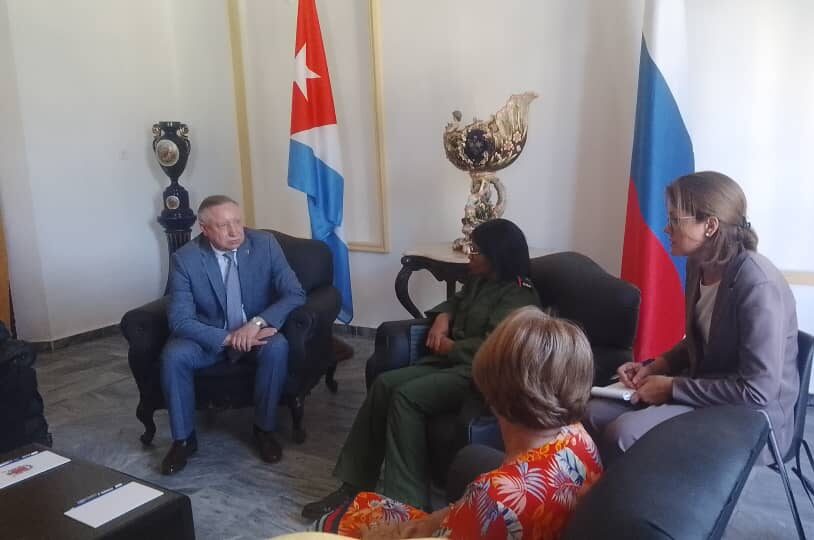 Visita provincia de Cuba gobernador de San Petersburgo