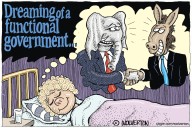 Editorial cartoon for Wednesday, Nov. 26, 2025