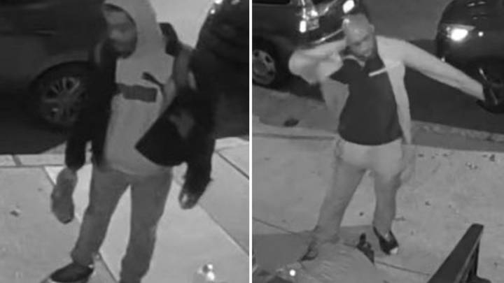 Police search for 2 men after death of man found behind house