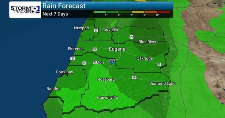 Overall, Quiet Conditions early week then late week rain