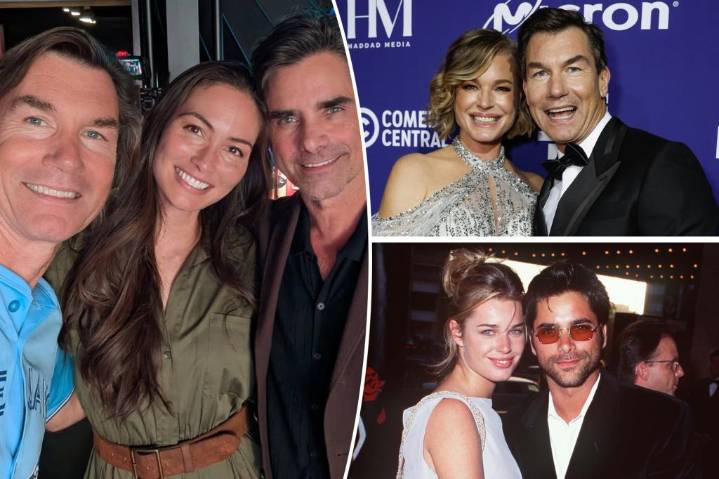 Jerry O'Connell, John Stamos take selfie after Rebecca Romijn drama