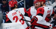 Staal scores twice as Hurricanes defeat Hellebuyck