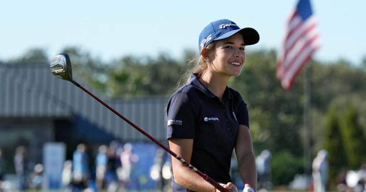 Kai Trump shoots 13-over 83 in LPGA Tour debut, leaving her last in 108