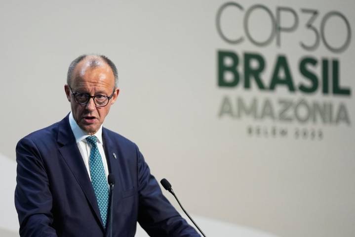 Germany’s Merz under fire in Brazil for his comments on Amazon host city of COP30
