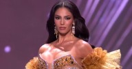 Hecho a mano y deslumbrante: el traje dorado de Zashely Alicea en preliminar de Miss Universe