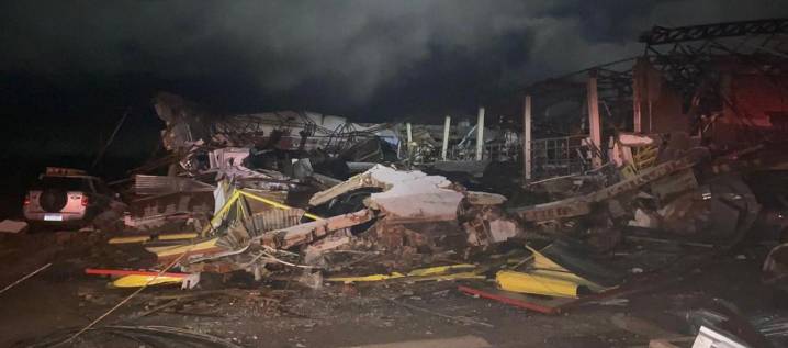 Declaran calamidad pública tras tornado que dejó 6 muertos y 750 heridos en Brasil