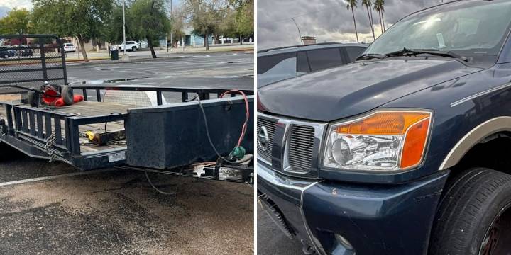Arrest made after recovery of 4 stolen trailers and 3 vehicles in Phoenix