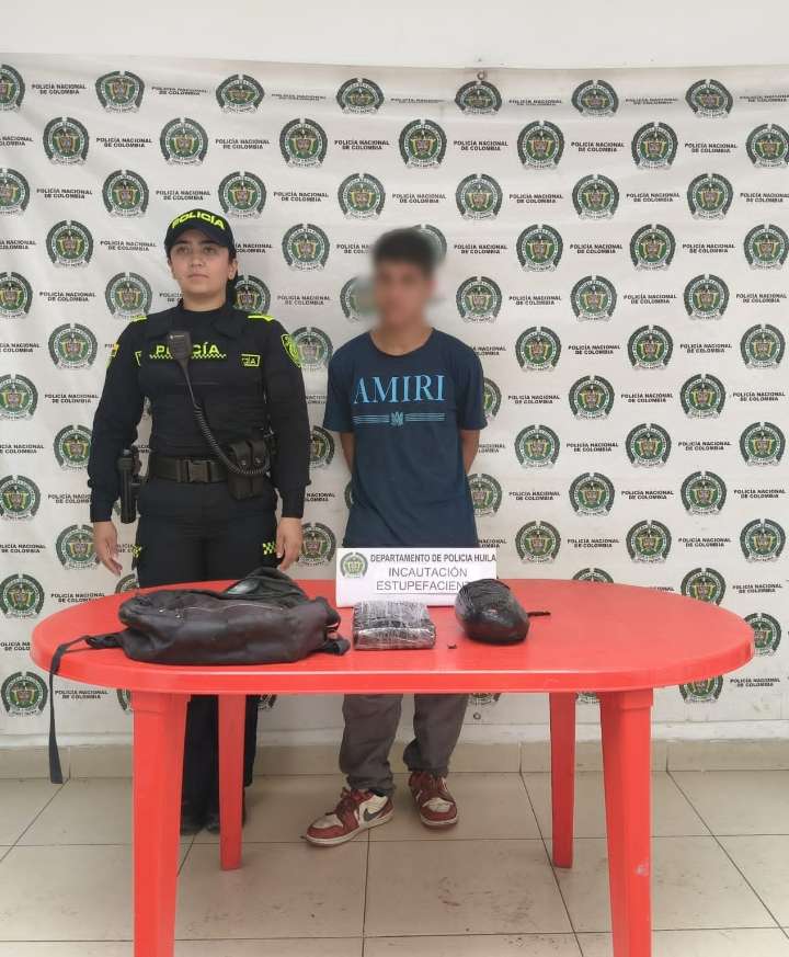 La Policía Nacional intensifica la lucha contra el microtráfico en el Huila