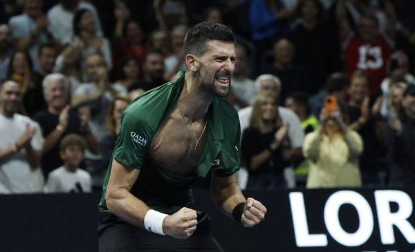 Djokovic gana su título 101 tras una maratoniana final con Musetti en Atenas