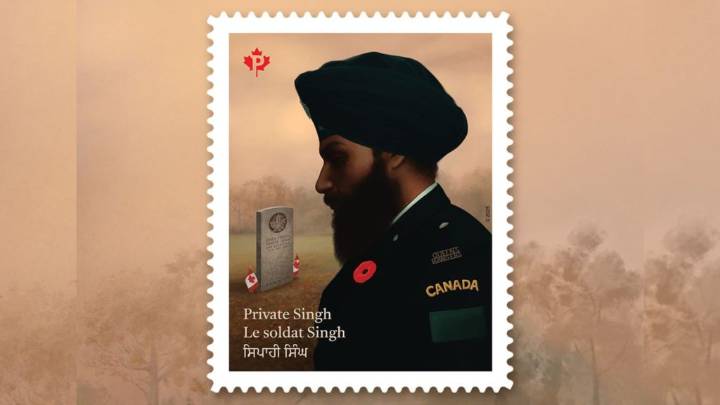Canada Post honours Sikh soldiers with new Remembrance Day stamp