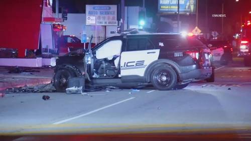 1 muerto y 3 heridos, entre ellos un policía, tras persecución que terminó en choque en Alhambra