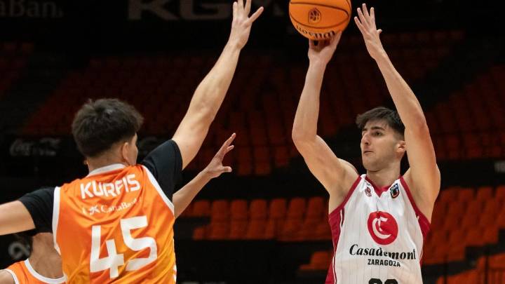El Casademont Zaragoza U22 y Lucas Langarita se divierten en La Fonteta (102