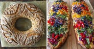 110k People Are Following This Baker Who Creates Intricate Designs Out Of Homemade Bread