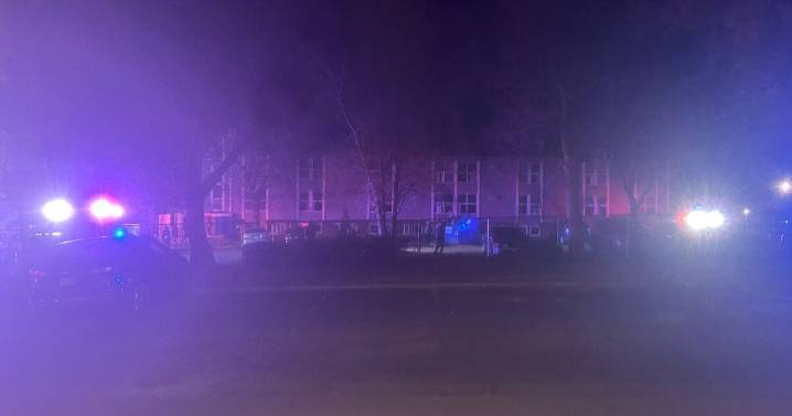 Approximately 50 people displaced following overnight apartment fire