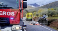 Dos heridos en dos accidentes este domingo en Extremadura