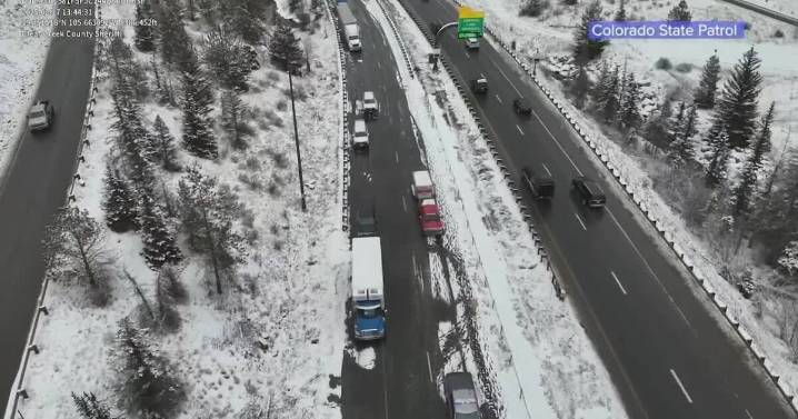 Colorado updates passenger vehicle traction laws ahead of winter driving season