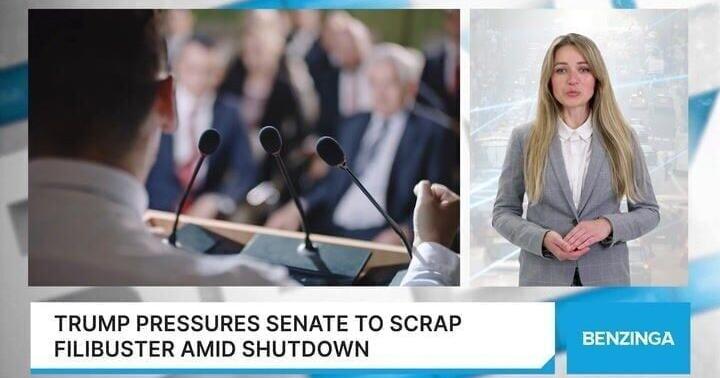 Trump Pressures Senate To Scrap Filibuster Amid Shutdown