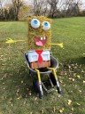 SpongeBob Scarepants wins 2025 Scarecrow Contest by 2 votes