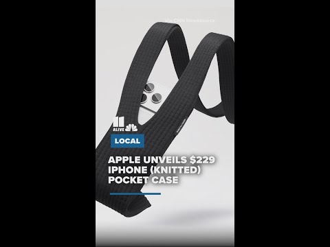 Apple unveils $229 iPhone (knitted) pocket case