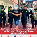 En Cocorná la Policia Nacional efectuó captura por violencia sexual, a un hombre de 24 años