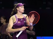 Rybakina dominates Alexandrova after Keys withdrawal at WTA Finals