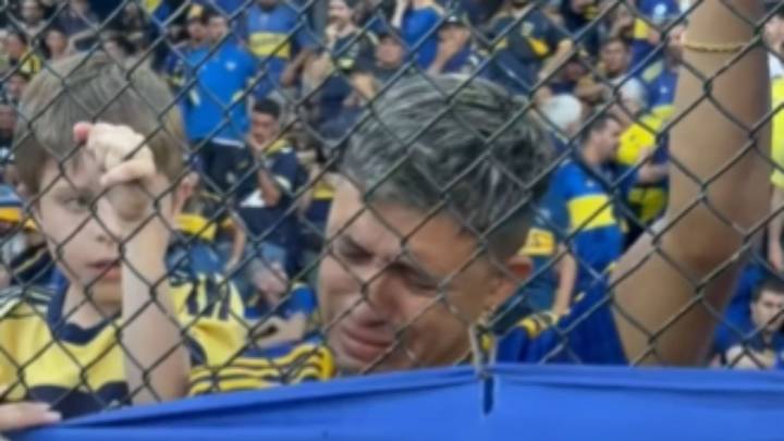 El emotivo reencuentro de Ortegoza con un fanático de Boca con el que jugaba al baby
