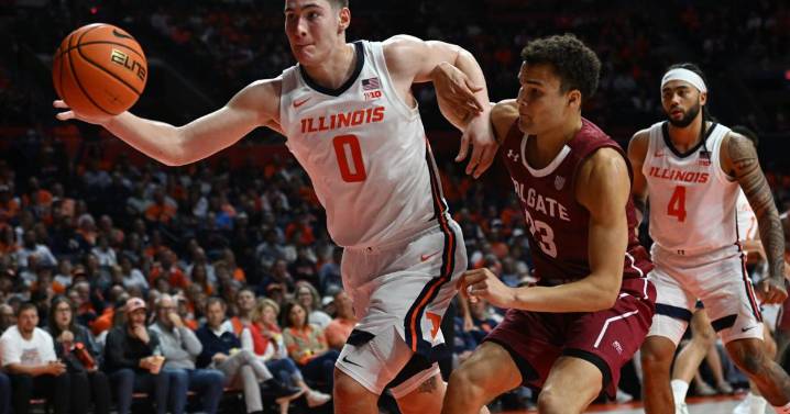 Mirkovic's 27 points and 21 rebounds carry No. 14 Illinois to 84