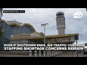 Even if shutdown ends, air traffic control staffing shortage remains a concern
