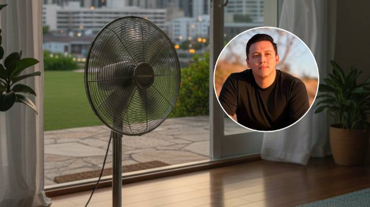 Leonardo Rogel, arquitecto: “Con este truco tu ventilador enfriará como un aire acondicionado”