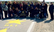 Ruta Nacional Nº3: pintaron «estrellas amarillas» por Olivia e Ignacio