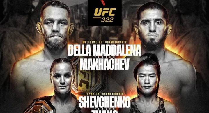 UFC 322 en vivo hoy: horarios, cartelera, canales TV y dónde ver pelea de Makhachev vs Della Maddalena y Valentina Shevchenko vs Zhang Weili