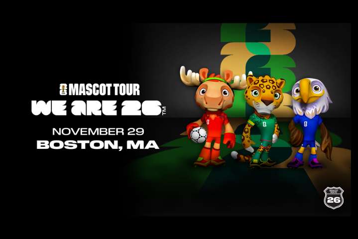 Conoce a las mascotas oficiales de la Copa Mundial FIFA 26™ en el Boston Common este fin de semana