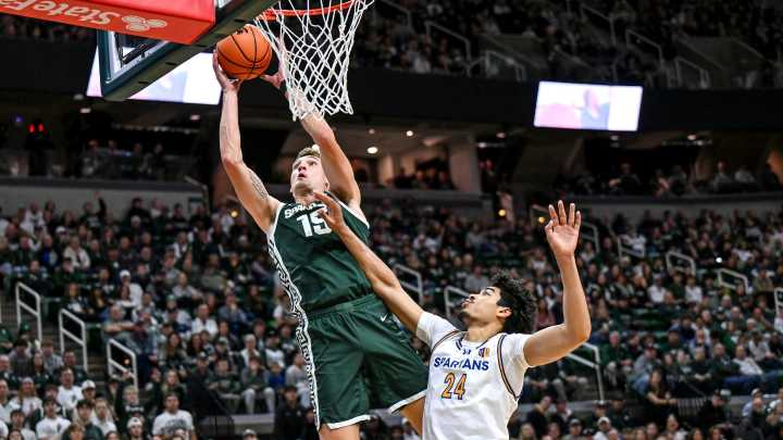 Michigan State basketball rides power in the paint past San Jose State