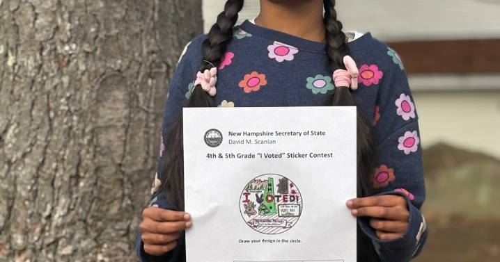 A covered bridge, an eagle in shades, and Live Free or Die. Behold the new “I Voted” stickers.