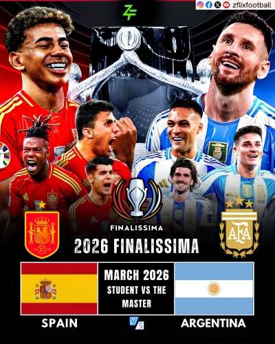 Duelo de gigantes! Finalissima entre Argentina y España se jugará en marzo en Qatar
