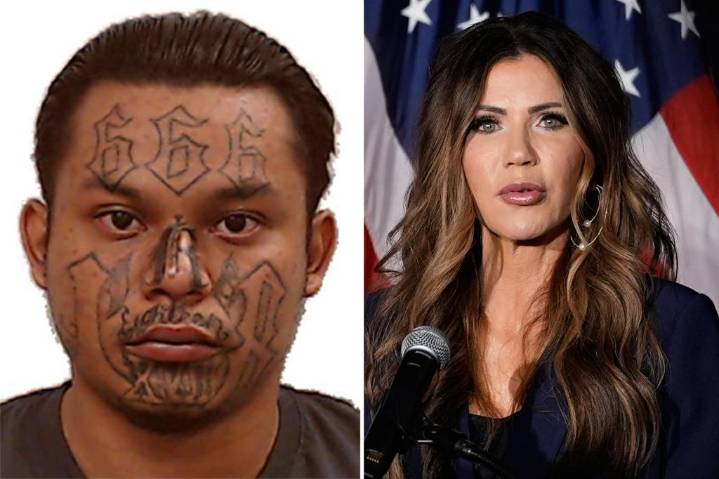 ICE arrests killer gang member with '666' forehead tattoo