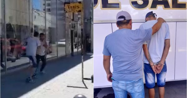 Detuvieron a los manteros que se agarraron a piñas en plena peatonal de Salta