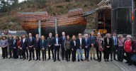 Euskadi recupera su historia marítima con la botadura de la nao San Juan