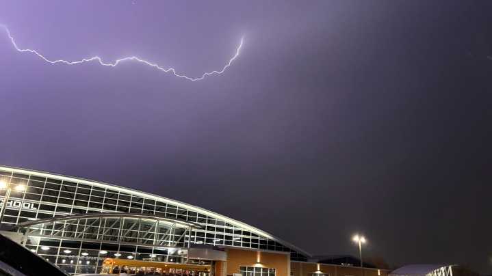 Lightning postpones Pittsford Mendon vs Webster Thomas field hockey title game: Photos