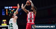Dorsey scores 30 as Olympiacos beats Zalgiris and loses Keenan Evans again