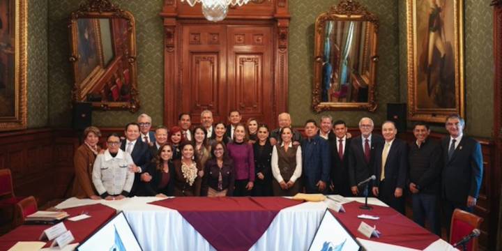 Claudia Sheinbaum destaca reunión con gobernadores por tema de IMSS Bienestar