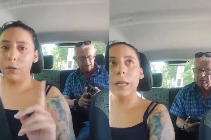 VIDEO. Conductora de Uber genera polémica: discutió con adulto mayor que le pidió encender el aire acondicionado