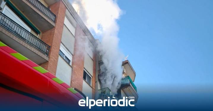 Una anciana resulta herida en el incendio de una vivienda en Corbera