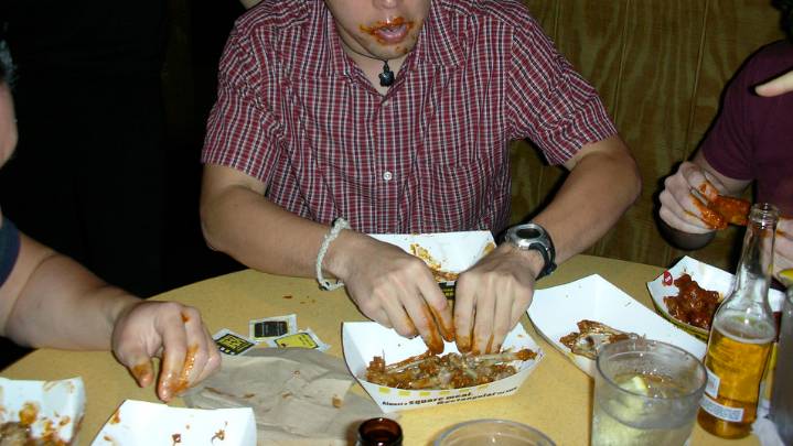 Mennonite Man Caught "Enjoying Hot Wings" at Hooters