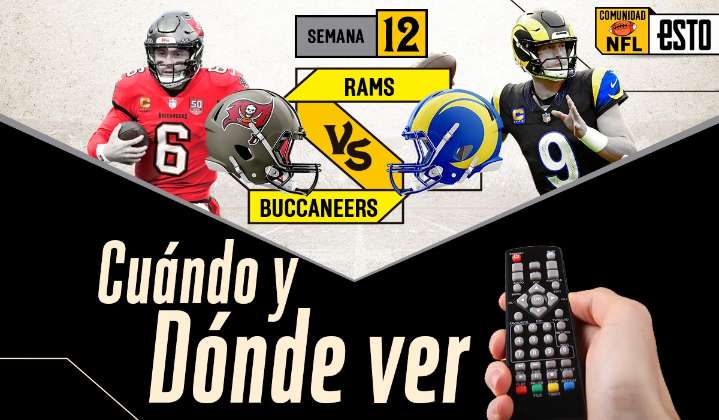 Tampa Bay Buccaneers vs. Los Ángeles Rams: ¿Dónde ver y a qué hora es el juego?